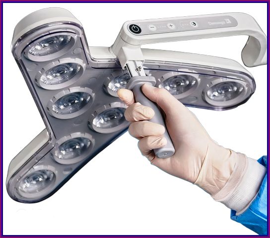 lampa chirurgicala dermatologie - estetica DERUNGS 100 000 Lux