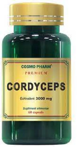 Premium Cordyceps 300mg, 60 capsule, Cosmopharm