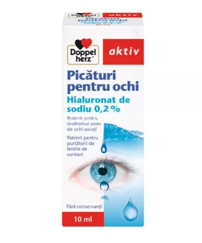Augen Tropfen picaturi oftalmice 0,2%, 10 ml, Doppelherz